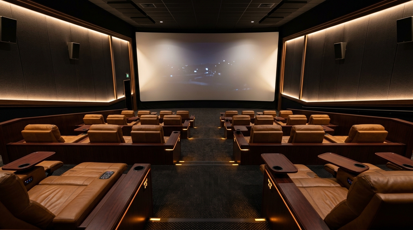 Yours Entertainments VIP Luxury Recliner Cinema Auditorium